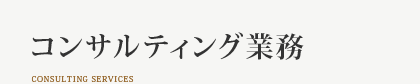 コンサルティング業務